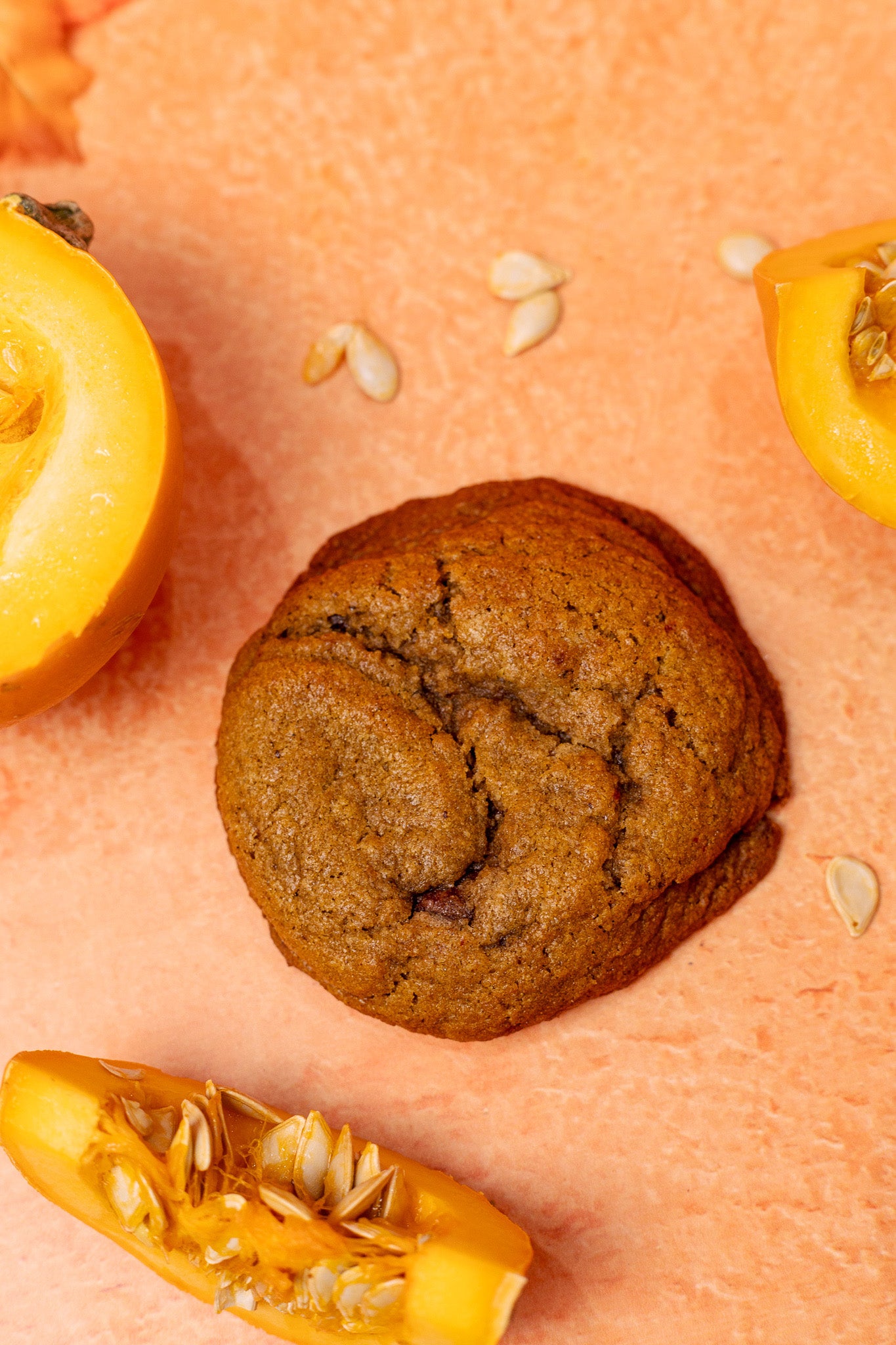 Pumpkin Spice Chocolate Chip Cookies