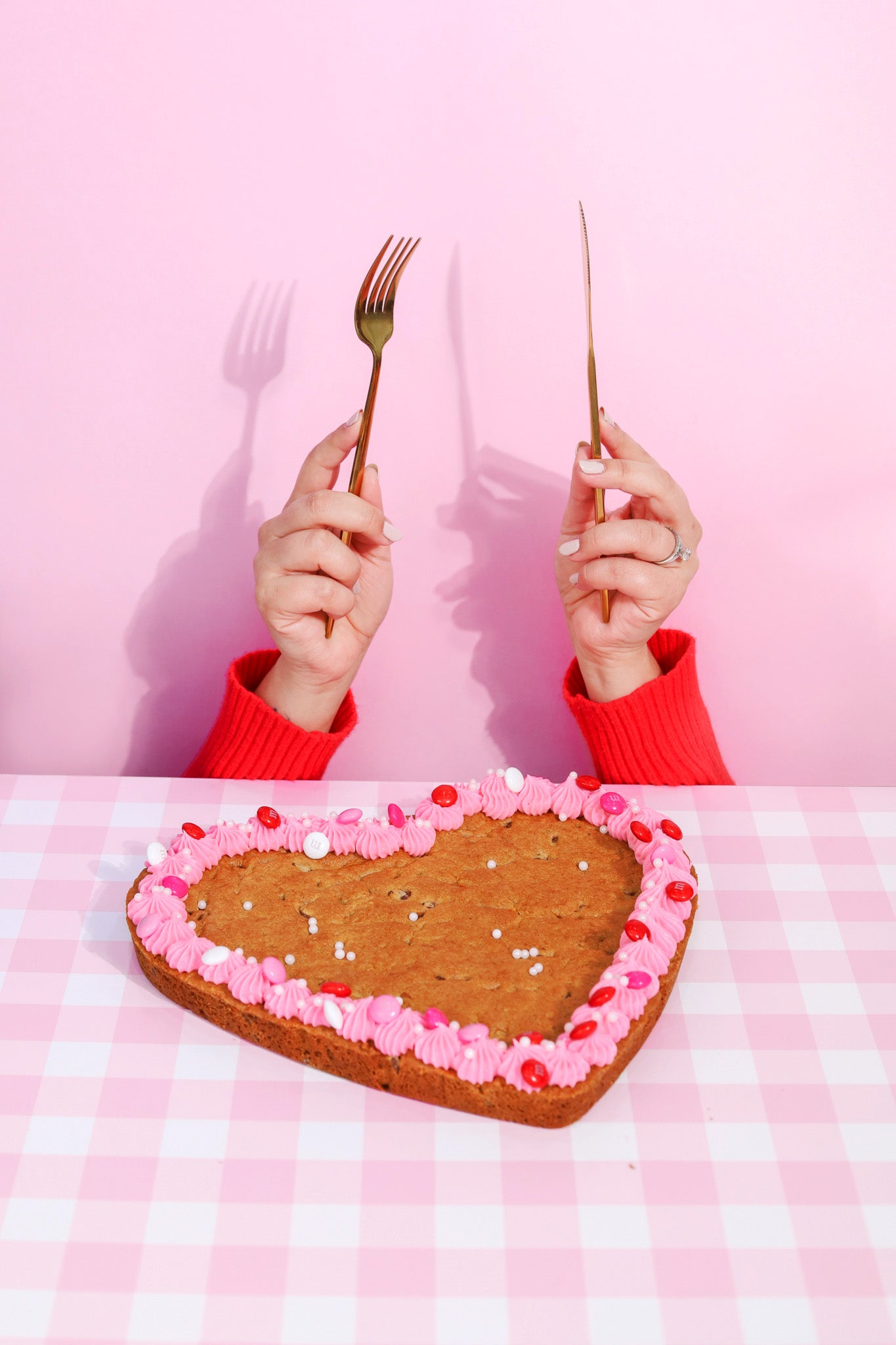 Cookie Cake Heart Sin Relleno
