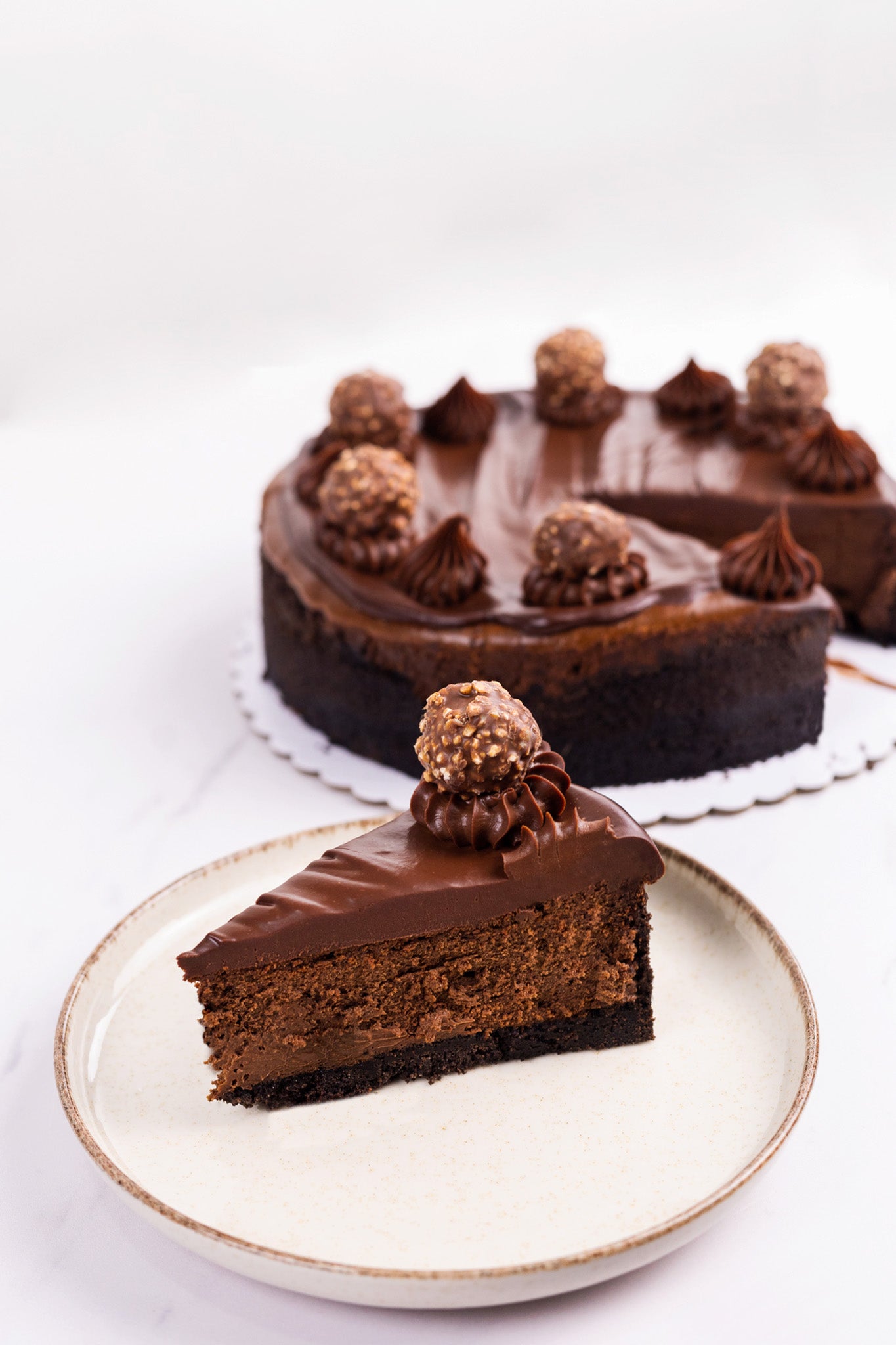 Ghirardelli Double Chocolate Cheesecake - 6 pulgadas
