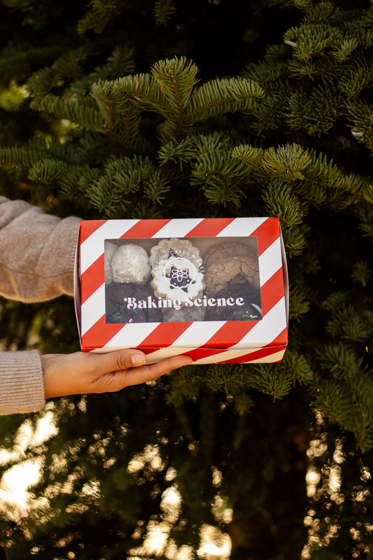 Small Candy Cane Cookie Box