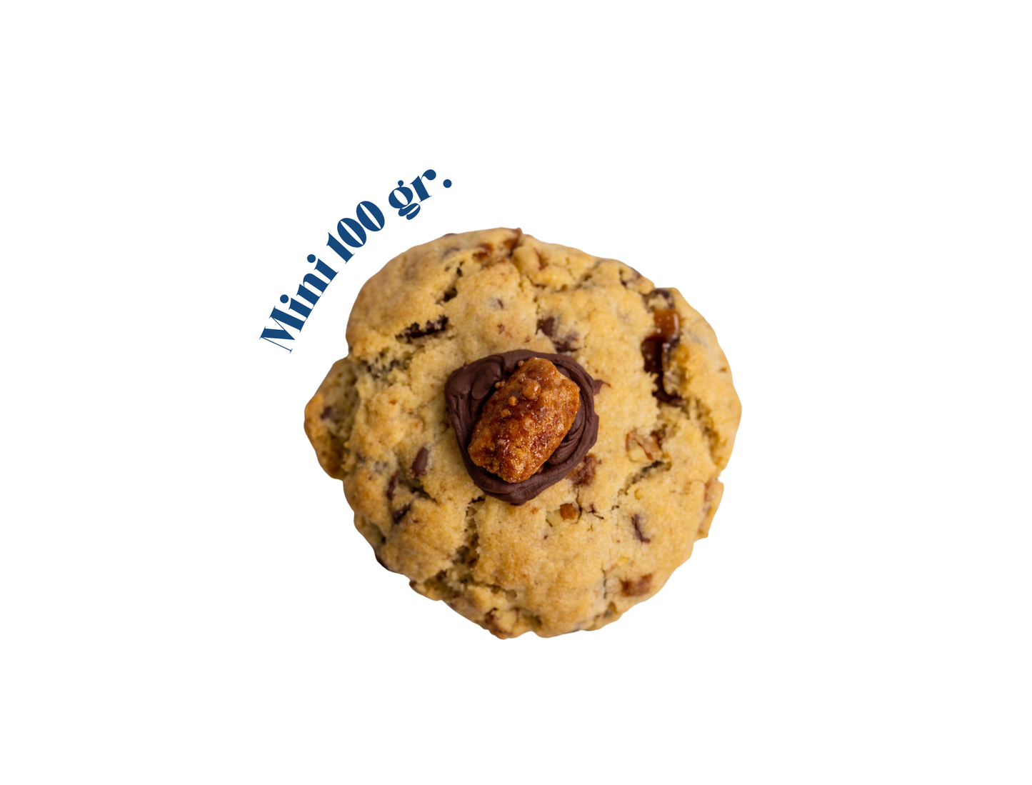 Mini Chunky Caramel Pecan Cookie